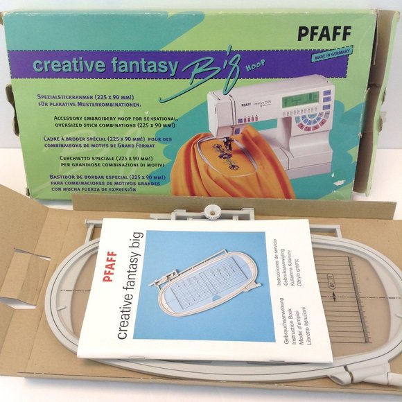 Pfaff Creative Fantasy Big Hoop Embroidery Accessory (225 x 90mm) Creative 7570 - Picture 2 of 14